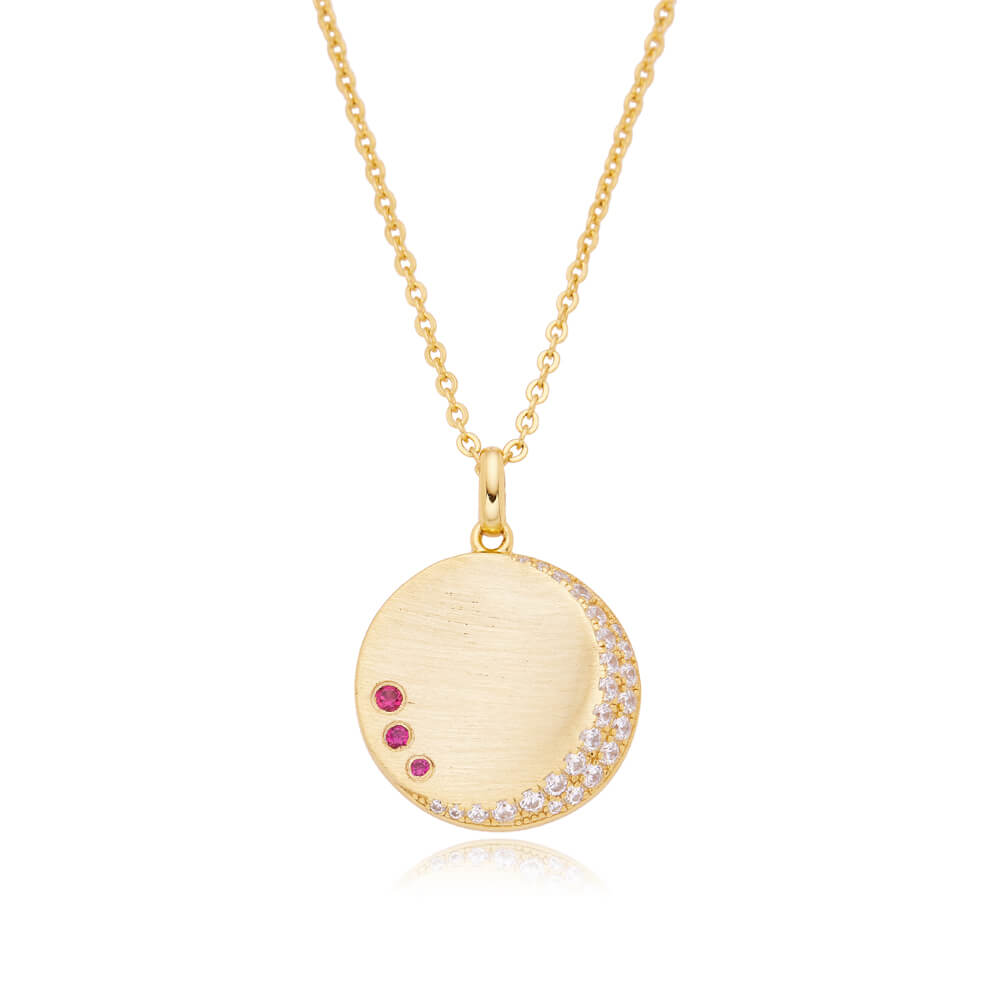 18K Gold Jewelry Personalized Pendant Tags Simple Necklace OEM/ODM Design